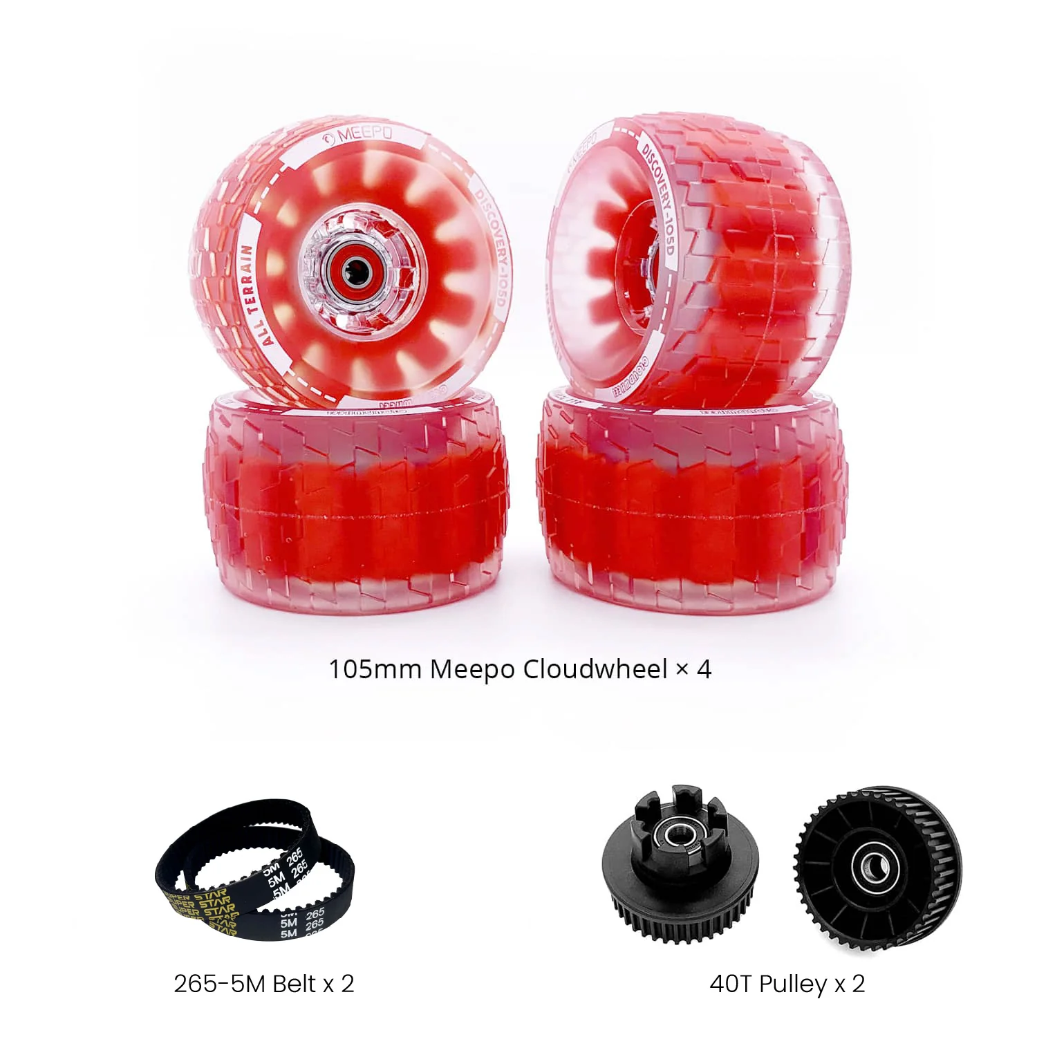 105mm Cloudwheel Set for Hurricane / Voyager - Image 5