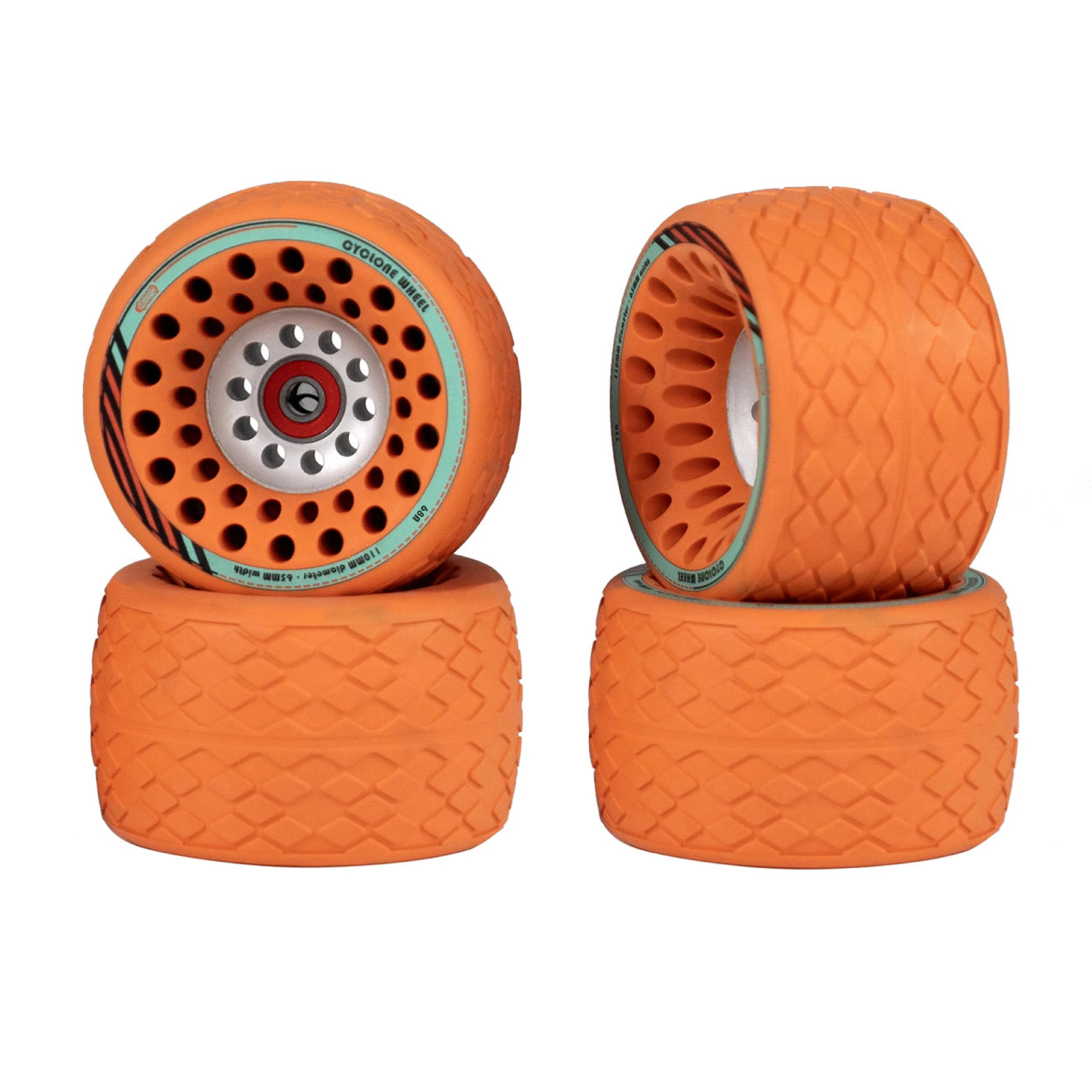 Meepo Cyclone 110s Ultra Comfort High Grip Street Wheels - Image 4