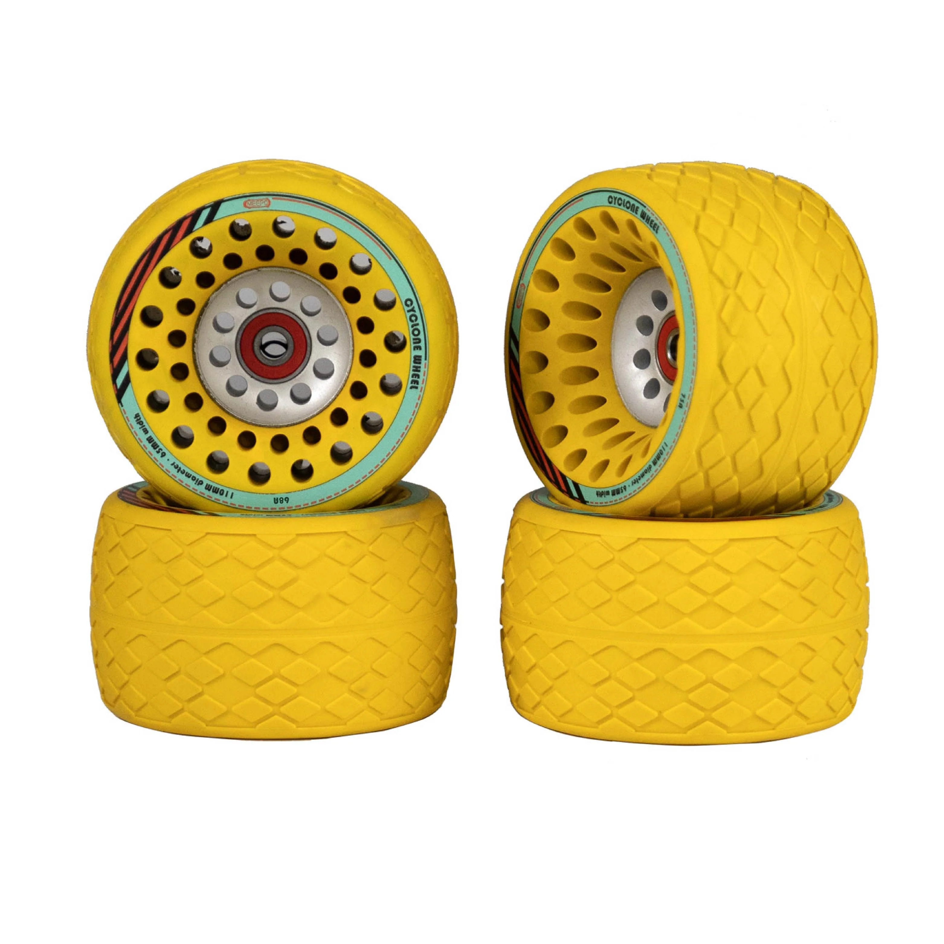 Meepo Cyclone 110s Ultra Comfort High Grip Street Wheels - Image 5