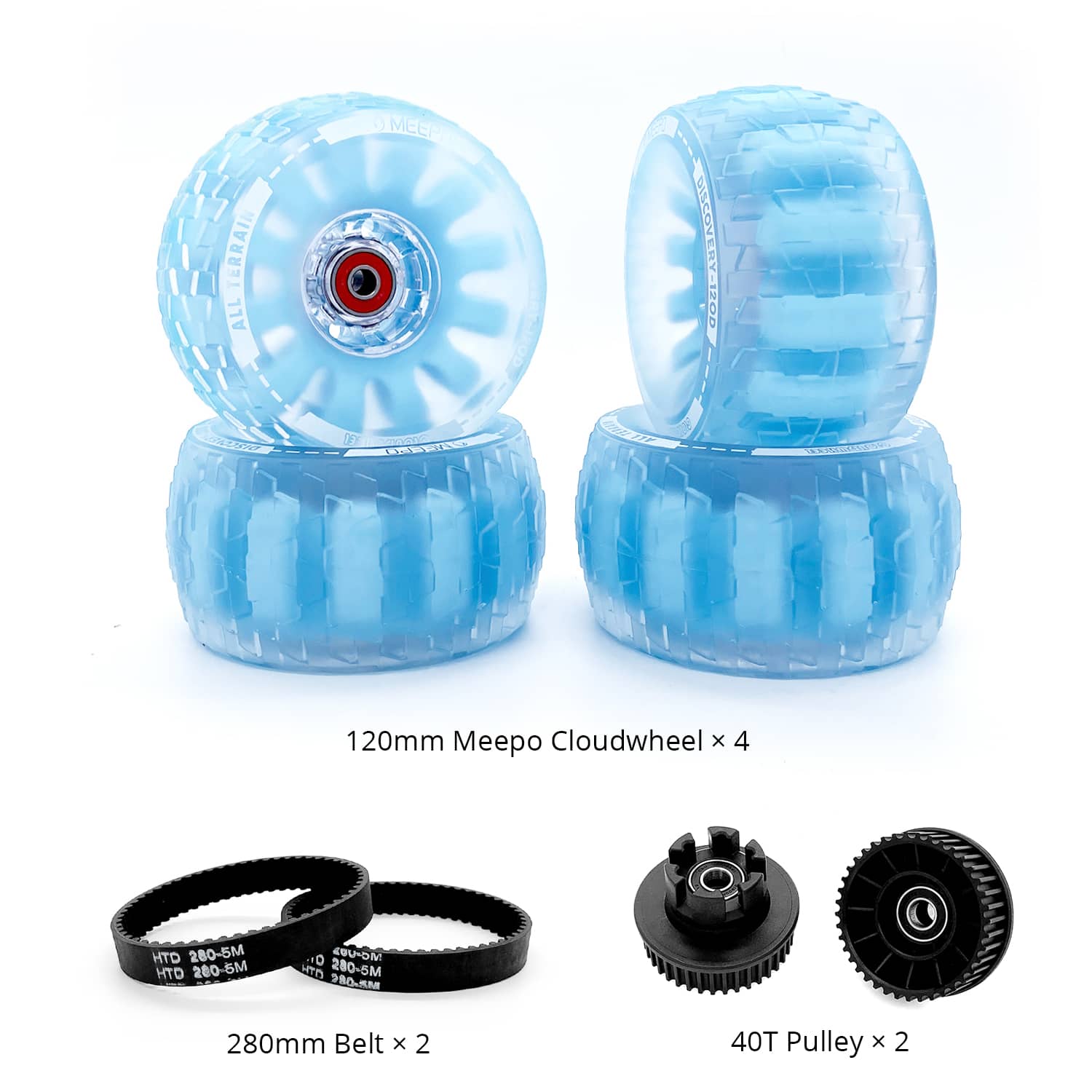 120mm Cloudwheel Set for Hurricane / Voyager/ Envy - Image 4