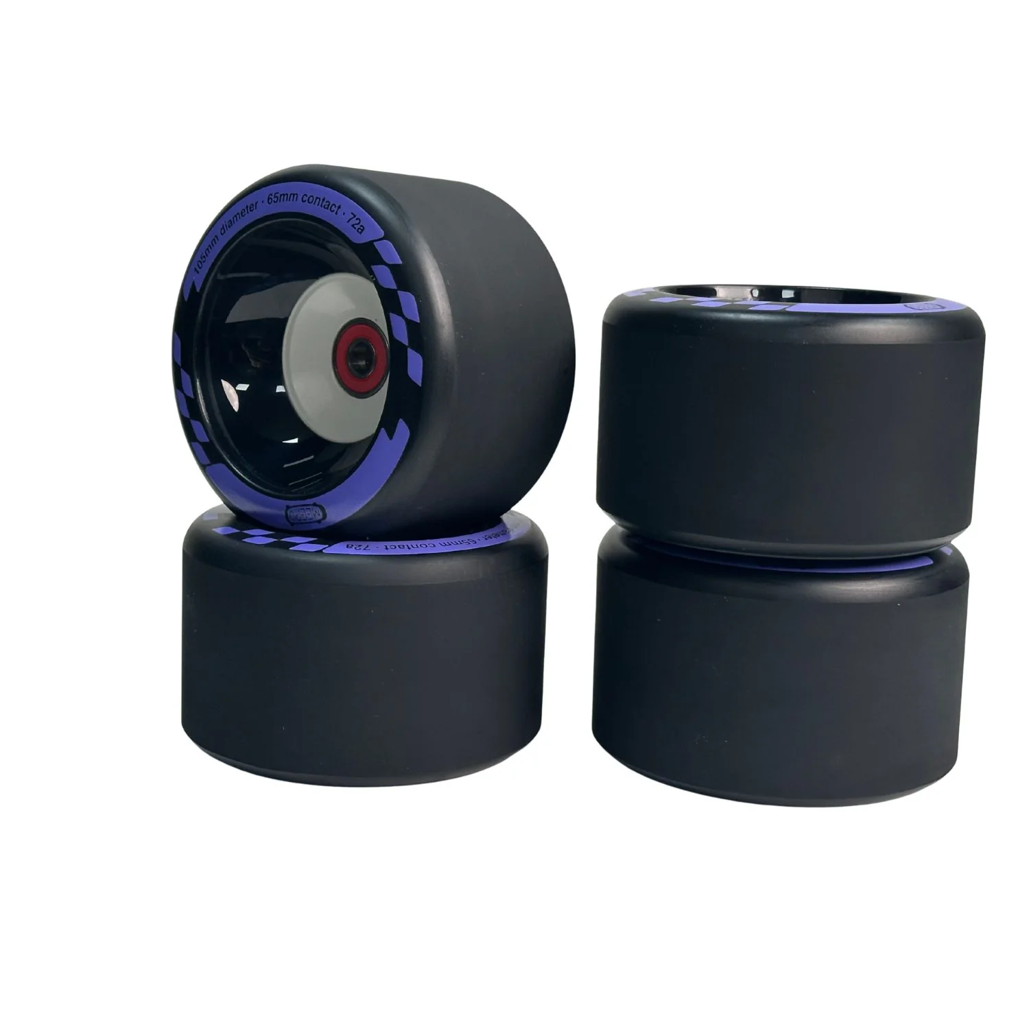 Meepo Cyclone 105s wheels Set - Next-Level Street Wheels with Enhanced Grip and Unmatched Shock Absorption - Image 3